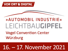 Automobil Industrie Leichtbau-Gipfel 2021