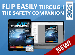 Flip easily through the SafetyCompanion